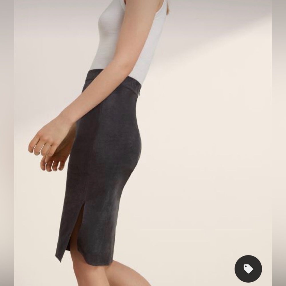 Aritizia Lis Skirt - Faux Suede